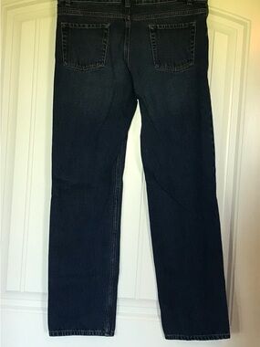 Lands' End boys Straight Dark Blue Jeans